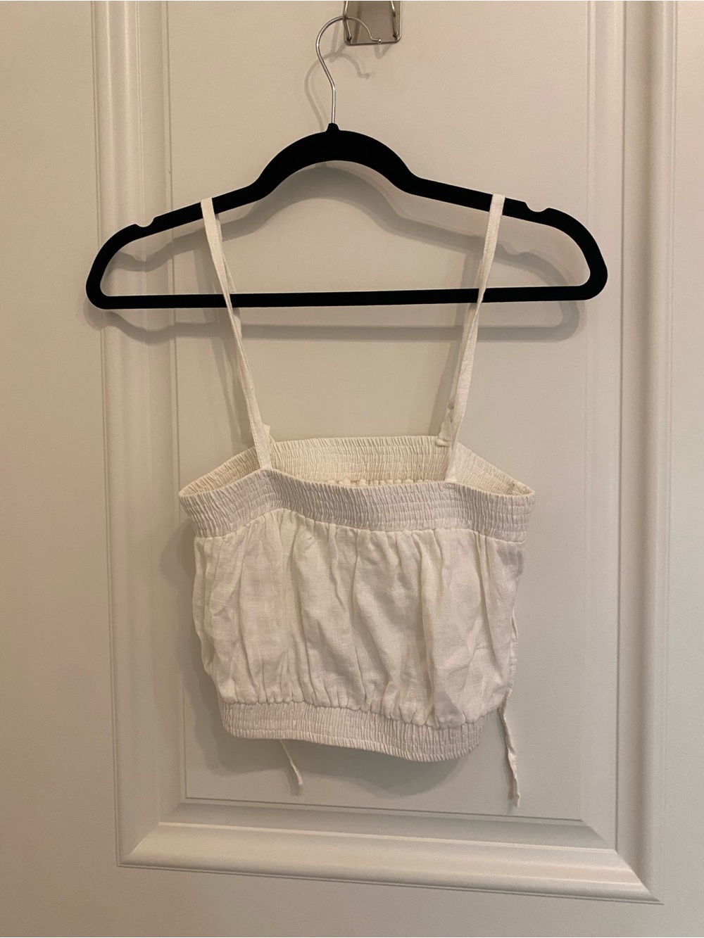 Harly Jae White Smocked Top